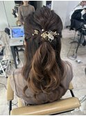 ハーフアップスタイル 所沢