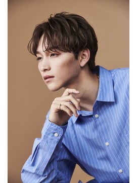 ロンドオム 池袋(Lond Homme) men's/顔周り/ニュアンスパーマ/黒染め/韓国/ダウンパーマ