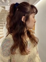 ナリー 裏寺(Nary)&nbsp;ドライパーマハーフアップ/平/Nary裏寺/京都美容室