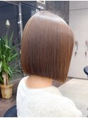 髪質改善ボブ縮毛矯正ミディアムレイヤー似合わせカット門前仲町