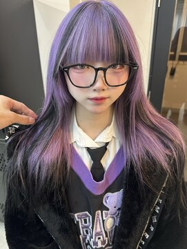 ヴェルデ(Verde) パープルカラー×ブラックデザイン