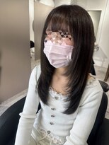 ヌーヌー 鶴ケ峰(nuu nuu)&nbsp;下ろしても結んでも可愛い顔周りレイヤー