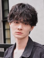 バイフィフス 原宿/表参道(by fifth)&nbsp;メンズシースルーマッシュニュアンスパーマシャドウパーマテテ風