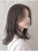 王道 ミディアムヘア 