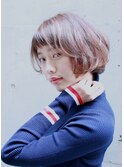 透明感のあるショートボブ