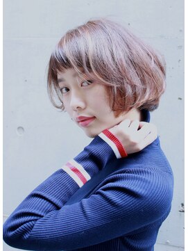 レンジシ オモテサンドウ(RENJISHI omotesando) 透明感のあるショートボブ