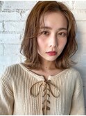 Belle BIANCA 外ハネボブ うるツヤアッシュブラウン by.林