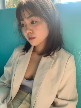 ステイシー(STACY) STACY くすみカラー×シークレットハイライト× ロブ