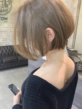 グロウ 上野御徒町(grow) エアリーミディ/ホワイトアッシュ/小顔/ボブルフ[上野/御徒町］