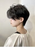 ハンサムショート　パーマスタイル【アレンジ】