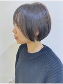 【松戸　ムラマツ】前髪あり　ショートボブ　前下り