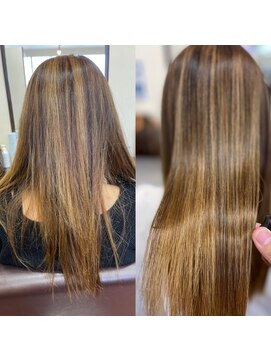 アローズ 玉名店(arose) ２０～40代髪質改善艶感ナチュラルストレート