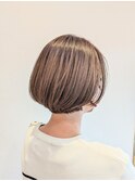 ショートボブ 内巻き丸みショート