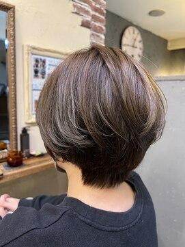 ベレッタ 枚方店(veretta.) 春のハイライトカラー/30代/40代/50代（田村良平）/ショートヘア