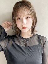 サイドバングワンカール薄めバングこなれヘア美髪くびれヘア
