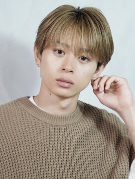 オーシャントーキョー 渋谷(OCEAN TOKYO) シースルーマッシュミルクティーベージュツーブロック