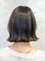 ロンドプランタン 恵比寿(Lond Printemps) 大人かわいいワンレン切りっぱなしボブ