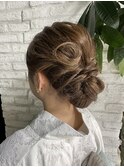 夏のヘアセット