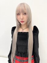 ココ 原宿(KOKO)&nbsp;ブロンド黒髪小顔クラゲヘアーオリーブグレーココアベージュ