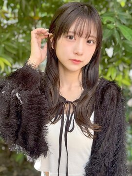 オーブ ヘアー ウィング 水沢店(AUBE HAIR wing) 20代・30代_韓国風くびれ巻きロング