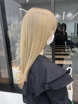 ノートエートル 西金沢(Nought etre)&nbsp;20代/30代/ハイトーンカラー/ミルクティーベージュ/ケアブリーチ