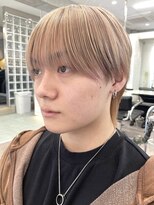 サンクマーケット 渋谷(cinq MARKET) オリーブベージュメンズミルクティーベージュシースルーマッシュ