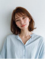 e.m.a プレミアムビューティーサロン 栄駅店(e.m.a PREMIUM BEAUTY SALON)&nbsp;ボブ/イメチェン/外ハネボブ/美髪/ワイドバング/髪型