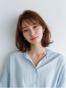 e.m.a プレミアムビューティーサロン 栄駅店(e.m.a PREMIUM BEAUTY SALON) ボブ/イメチェン/外ハネボブ/美髪/ワイドバング/髪型