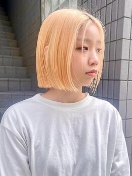 フェイス 石川町 (FACE)の写真/ダメージレスで髪をケアしながら透明感のあるカラーが叶う♪魅力を引き出すカラー技術で納得の仕上がりに