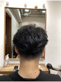 メンズパーマ　ニュアンスパーマ　ビジネスマンヘア