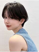 ホフ 大阪心斎橋店(F.O.F) オリーブベージュショートミニボブグレージュブリーチレイヤー