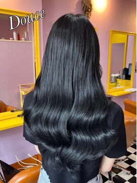 どぅ～す 梅田店 カラー+エクステ＋カット