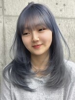 ハッチ(HACCH)&nbsp;ブリーチハイライト髪質改善ダブルカラーレイヤーカット