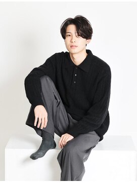 ホヌア(hoNua.) メンズ流しパーマ