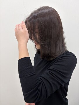 アニー 松戸(ANNI) オリーブグレー／小顔に見せるヘア／ココアベージュ/松戸駅