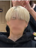 シルエット綺麗に！韓国ラウンドマッシュ