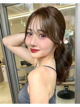 サンド 名古屋(sand) 韓国風/インナーカラー/縮毛矯正髪質改善/顔まわり/レイヤー