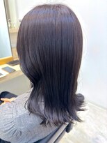 ケー 北千住(K.)&nbsp;ラベンダーグレージュ 暗髪 透明感カラー【北千住髪質改善】