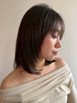 ブラウヘアアンドケア(care)&nbsp;顔周りレイヤースタイル