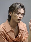 センターパート　ニュアンスパーマ　毛流れ　ジェントルショート