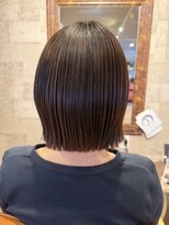 ヘアサロン アプリ(hair salon APPLI)&nbsp;ミニボブ×ナチュラルブラウン