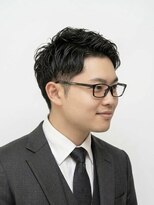 ヘアーアンドグルーミング ヨシザワインク(HAIR&GROOMING YOSHIZAWA Inc.)&nbsp;メンズビジネスショート王道ツーブロックバーバー理容室眉毛黒髪