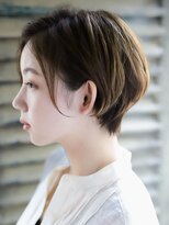 ソウ アオヤマ(SO aoyama)&nbsp;ハンサムレイヤーショート　スモーキーベージュ　大人かわいい