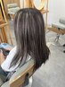 カット＋ハイライト(20枚)＋全体カラー(白髪染め可能) ￥17900→16900