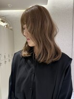 マイル 渋谷(mile)&nbsp;ブリーチなしダブルカラー/オリーブベージュ