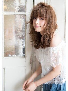 アズーア ヘアーアンドスパ(azure hair&spa) 旬カジュアルフェミニンパーマ　/3Dカラー