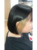 インナーカラーボブ