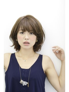 ヘアアンドケア エジェリラボ(hair&care egerie lab) 高崎大人女性に人気くしゃくしゃボブがかわいいレイヤーボブ★
