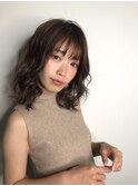 ☆air-OSAKA☆山本莉子☆大人フェミニンアッシュブラウン☆