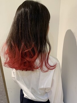 アフィナー 上大岡(Afinar) 体育祭用☆後で切り落とせる低めグラデーションピンク